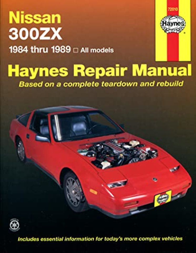Nissan 300ZX (1984–1989) models inc. Turbo, 2seater & 2 + 2 V6 engine Haynes Repair Manual (USA)