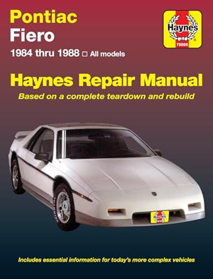 Pontiac Fiero (1984–1988) Haynes Repair Manual (USA)