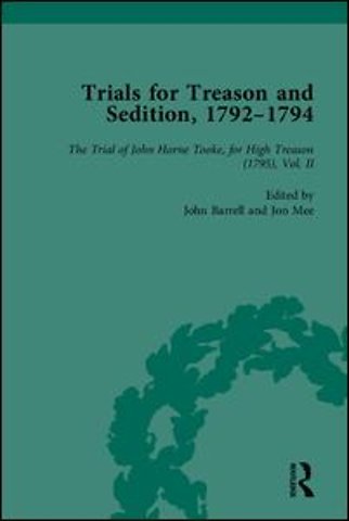 Trials for Treason and Sedition, 1792-1794, Part II