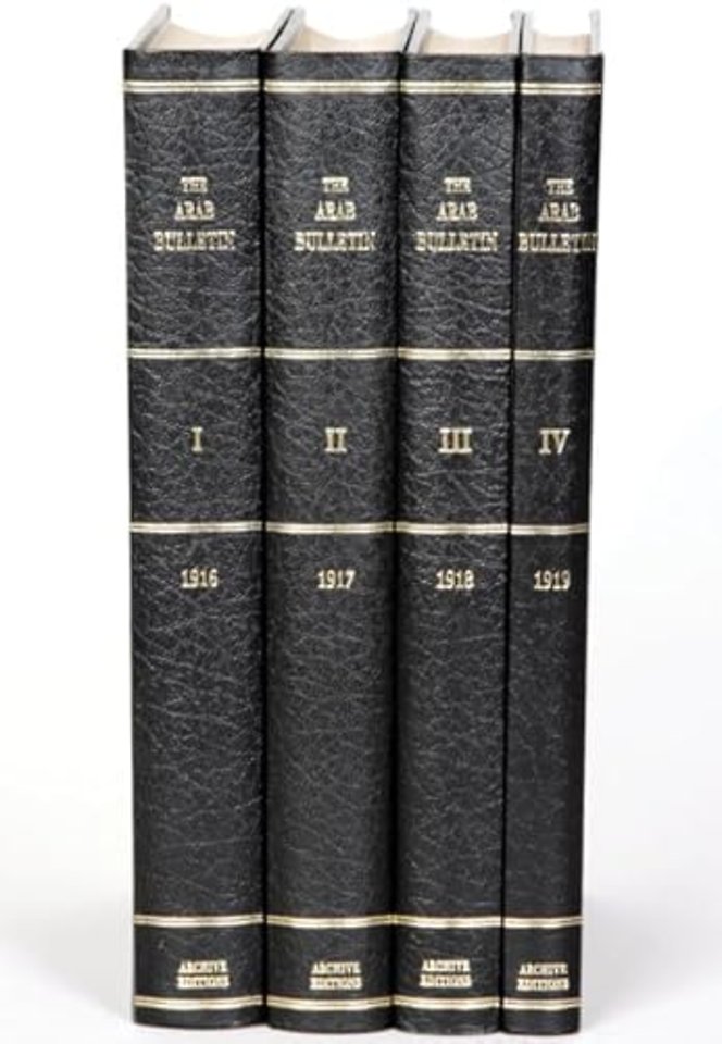 The Arab Bulletin 1916–1919 4 Volume Hardback Set