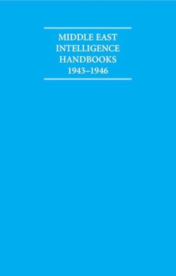 The Middle East Intelligence Handbooks 1943–1946 5 Volume Hardback Set