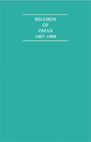 Records of Oman 1867–1960 12 Volume Hardback Set Including Map Box