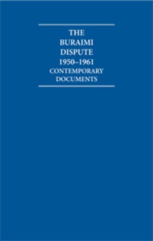 The Buraimi Dispute 10 Volume Hardback Set Including Boxed Maps