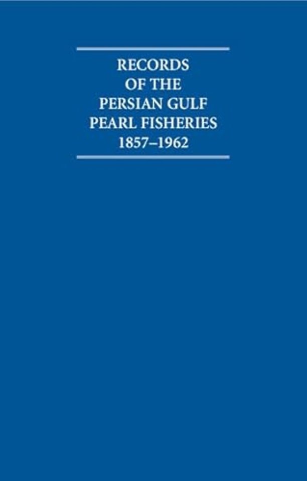 Records of the Persian Gulf Pearl Fisheries 1857–1962 4 Volume Hardback Set Including Boxed Maps