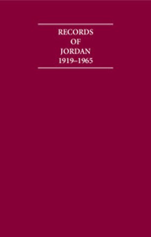 Records of Jordan 1919–1965 14 Volume Hardback Set
