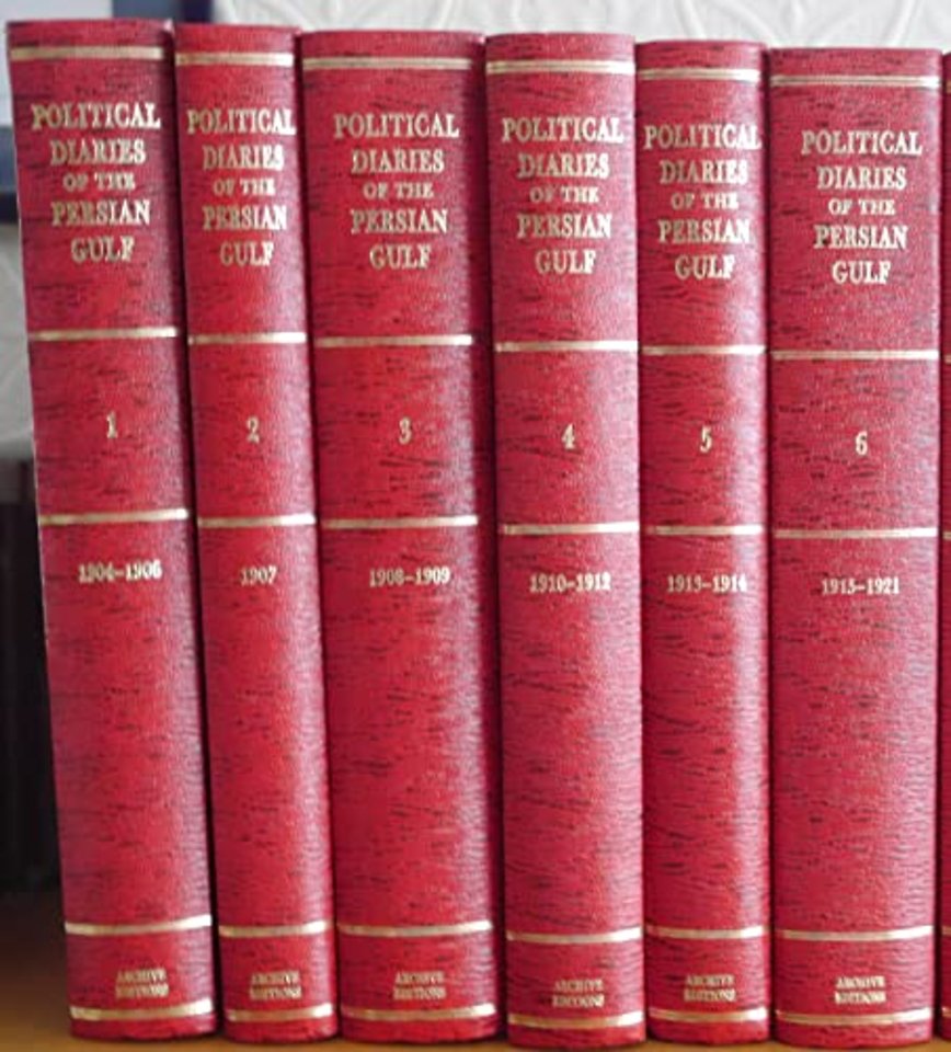 Political Diaries of the Arab World: Persian Gulf 1904–1965 24 Volume Hardback Set