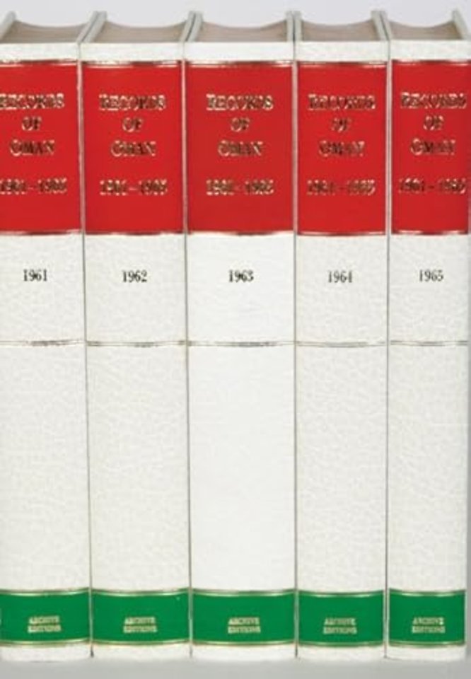 Records of Oman 1961–1965 5 Volume Hardback Set