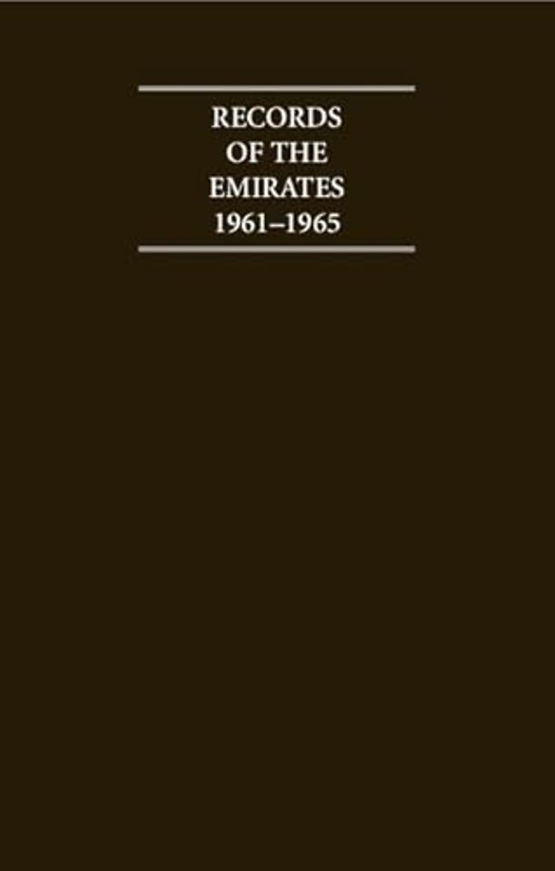 Records of the Emirates 1961–1965 5 Volume Hardback Set