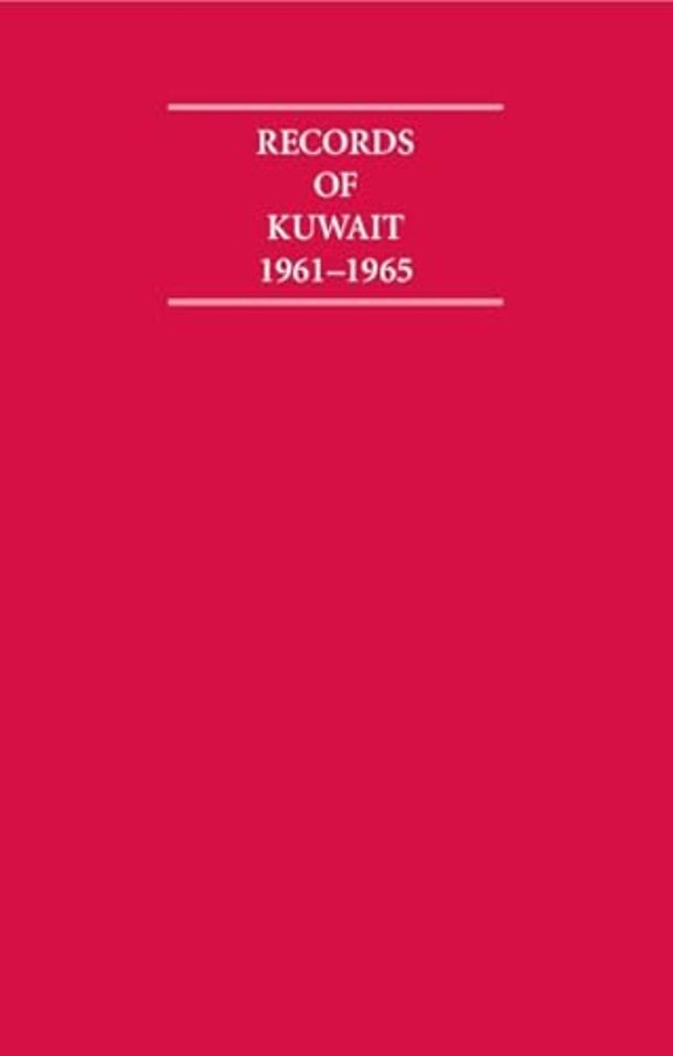 Records of Kuwait 1961–1965 6 Volume Hardback Set