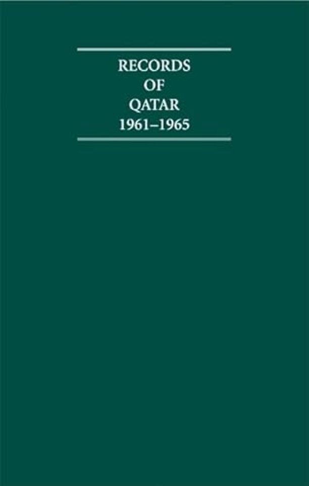 Records of Qatar 1961-1965 5 Volume Hardback Set