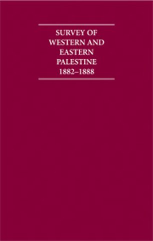 Survey of Western Palestine 1882–1888 13 Volume Hardback Set Including Paperback Introduction, Boxed Maps and Printed Plates