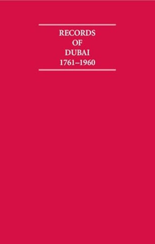 Records of Dubai 1761–1960 8 Volume Hardback Set