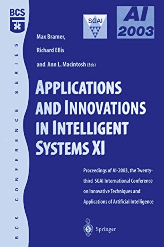 Applications and Innovations in Intelligent Systems XI