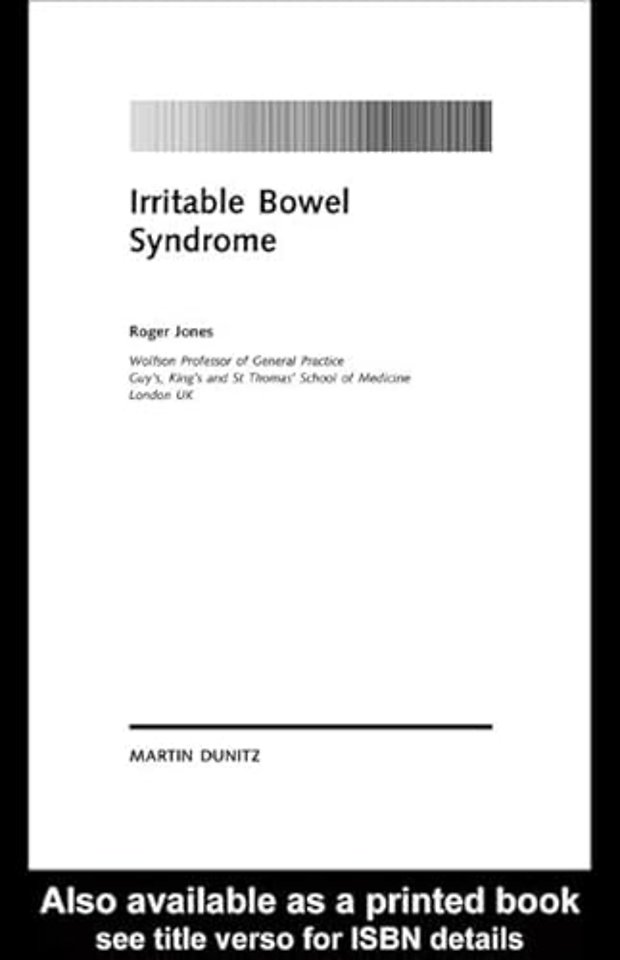 Irritable Bowel Syndrome: pocketbook