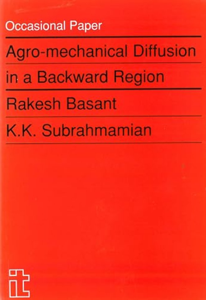 Agro-mechanical Diffusion in a Backward Region