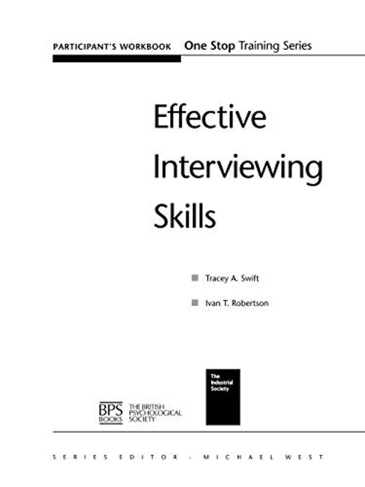 Effective Interviewing Skills