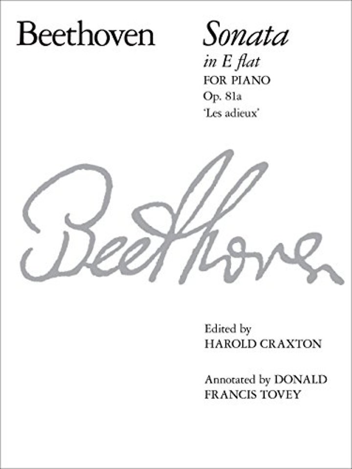 Piano Sonata in E flat (Les Adieux), Op. 81a