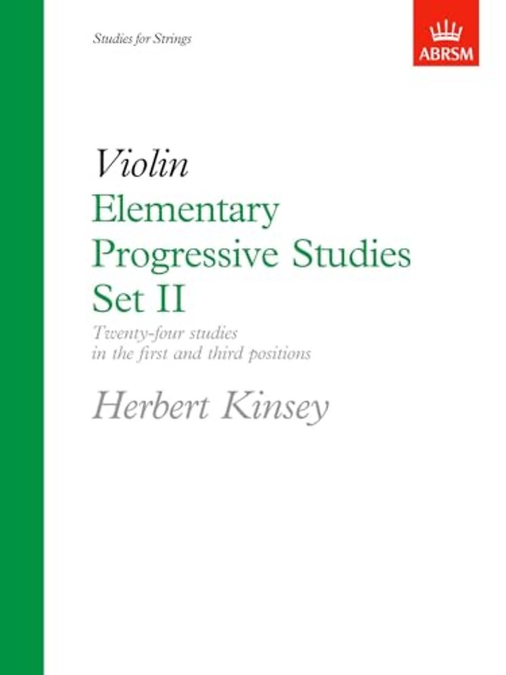Elementary Progressive Studies, Set II for Violin