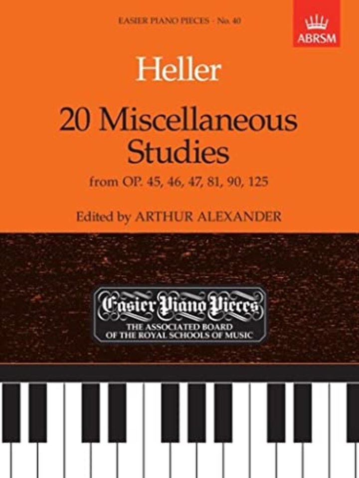 20 Miscellaneous Studies from Op.45, 46, 47, 81, 90 & 125