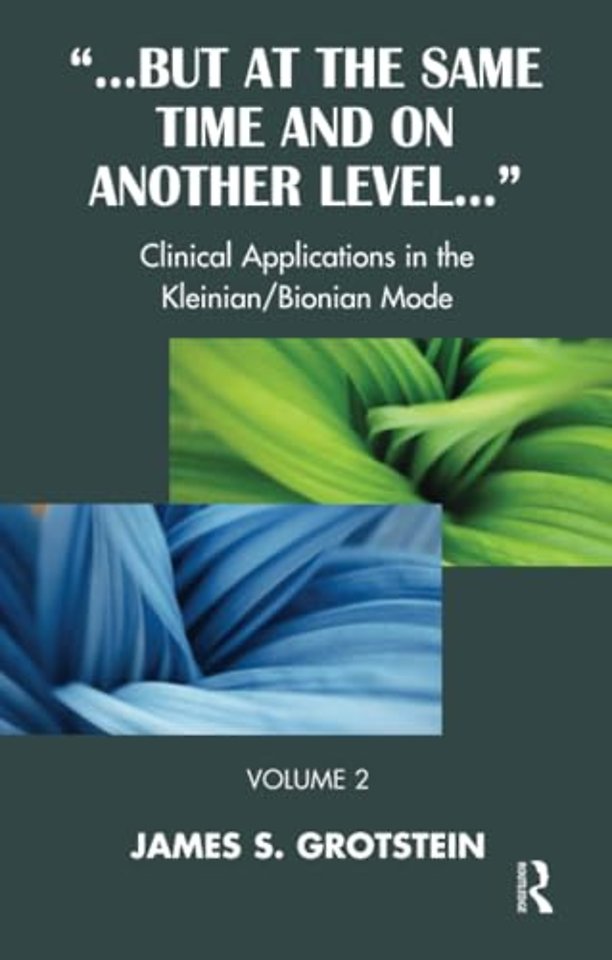 But at the Same Time and on Another Level