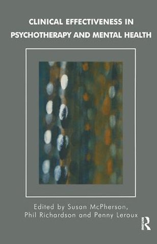 Clinical Effectiveness in Psychotherapy and Mental Health