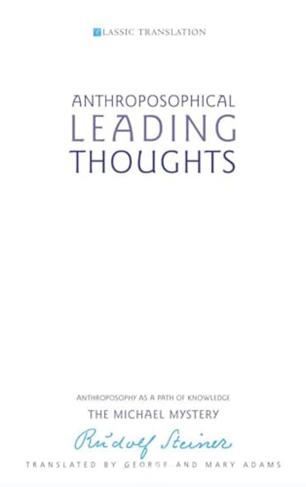 Anthroposophical Leading Thoughts