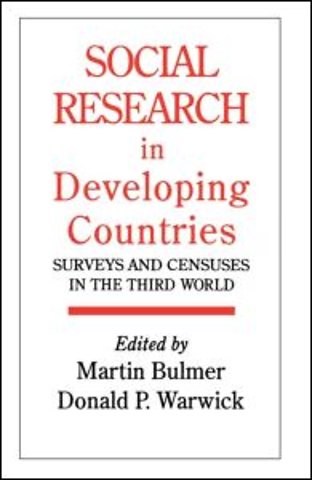 Social Research In Developing Countries