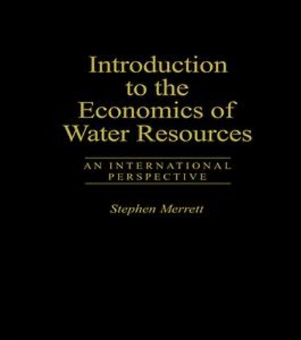 Introduction To The Economics Of Water Resources