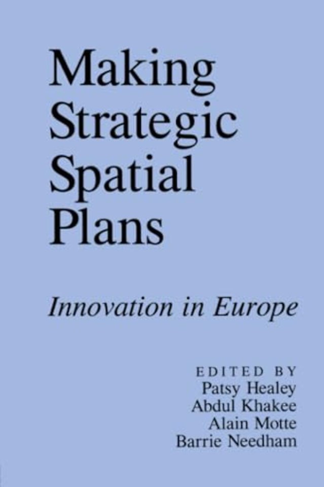 Making Strategic Spatial Plans