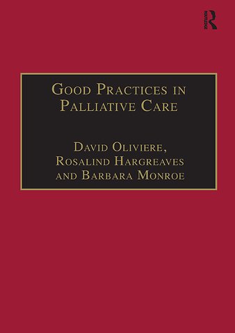 Good Practices in Palliative Care