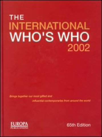International Who's Who