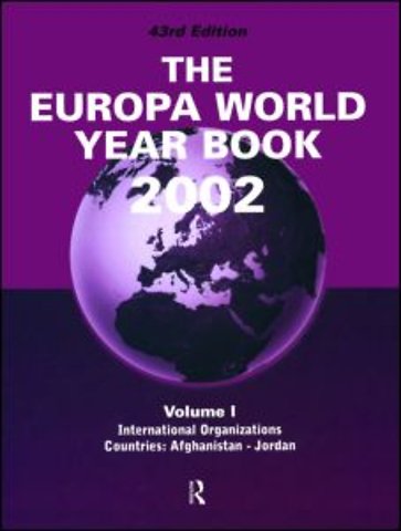 Europa World Year Bk 2002 V1