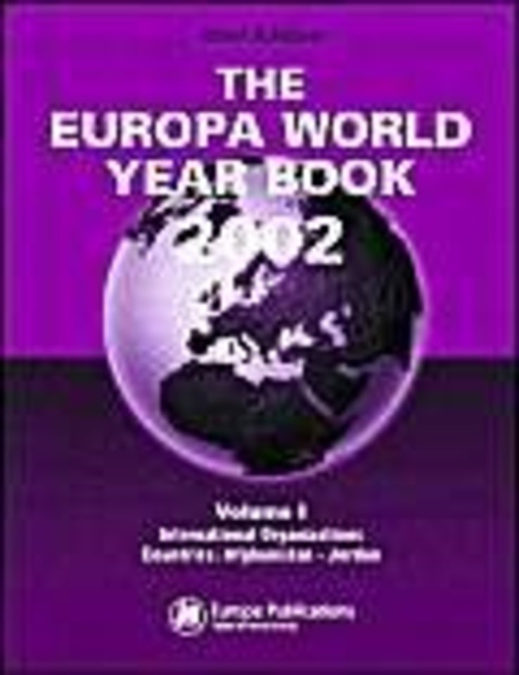 Europa World Year Bk 2002 V1