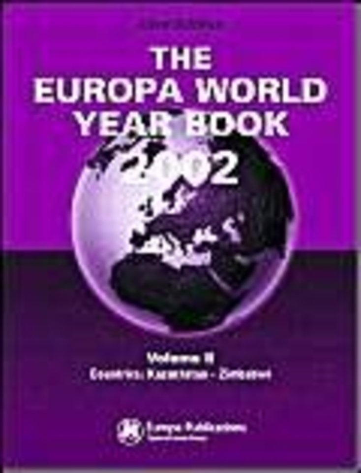 Europa World Year Bk 2002 V2