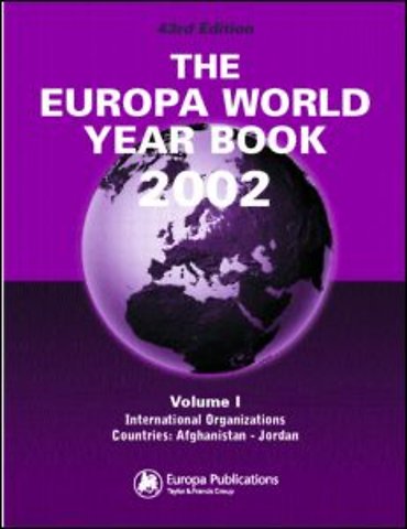 Europa World Year Book 2002
