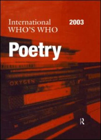 International Who's Who in Poetry 2003