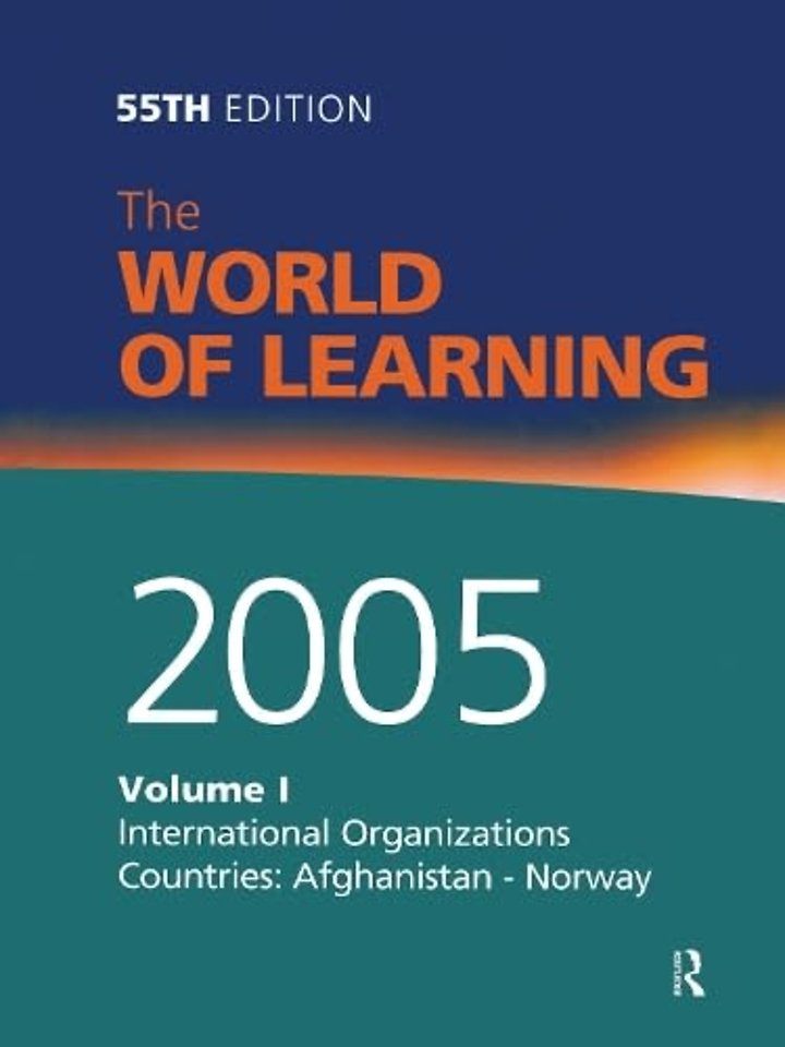 World Of Learning 2005 Vol1