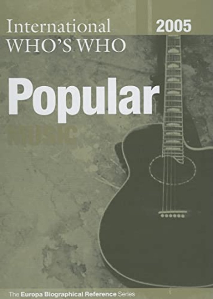 International Who's Who in Popular Music