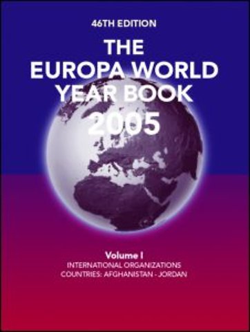 Europa World Year Book 2005