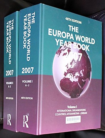 Europa World Year Book 2007 Volume 1