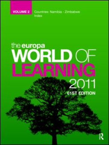 Europa World of Learning 2007 Volume 2