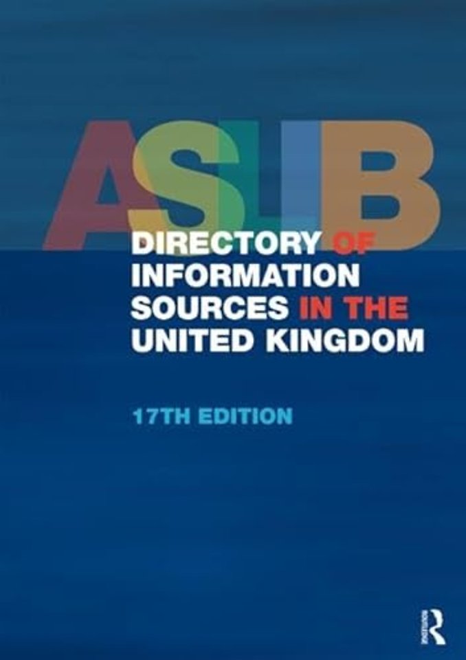 ASLIB Directory of Information Sources in the United Kingdom