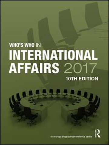 Who's Who in International Affairs 2017