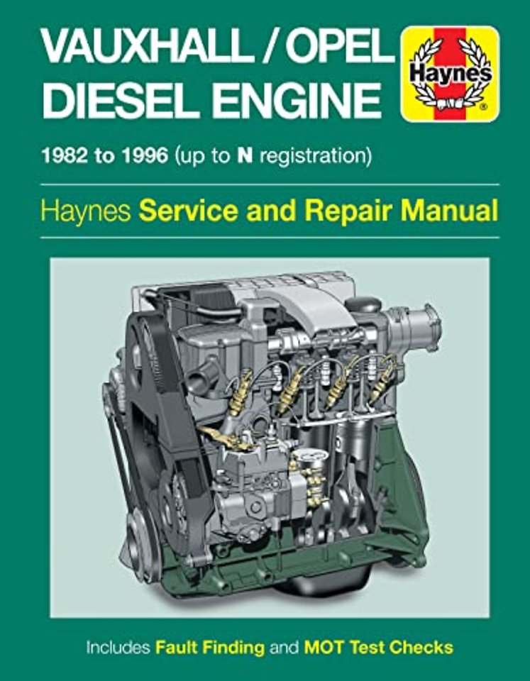 Vauxhall/Opel 1.5, 1.6 & 1.7 litre Diesel Engine (82 - 96) Haynes Repair Manual