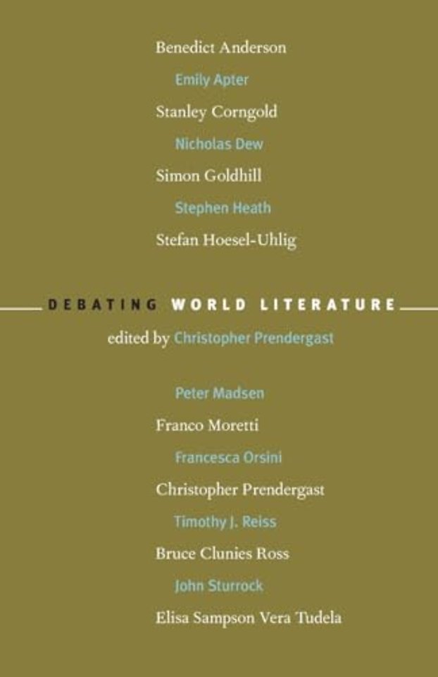 Debating World Literature