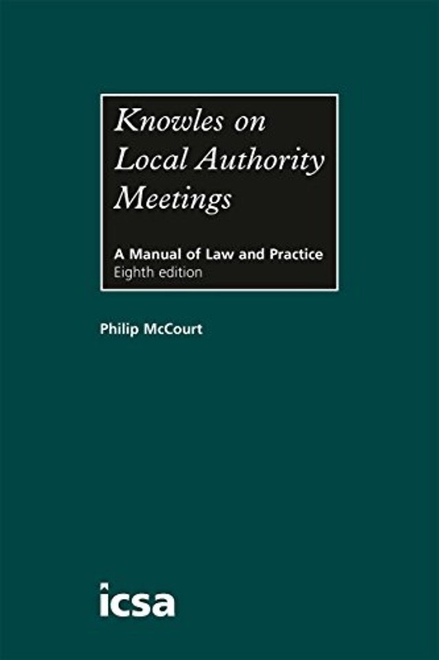 Knowles on Local Authority Meetings