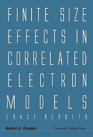 Finite Size Effects In Correlated Electron Models: Exact Results