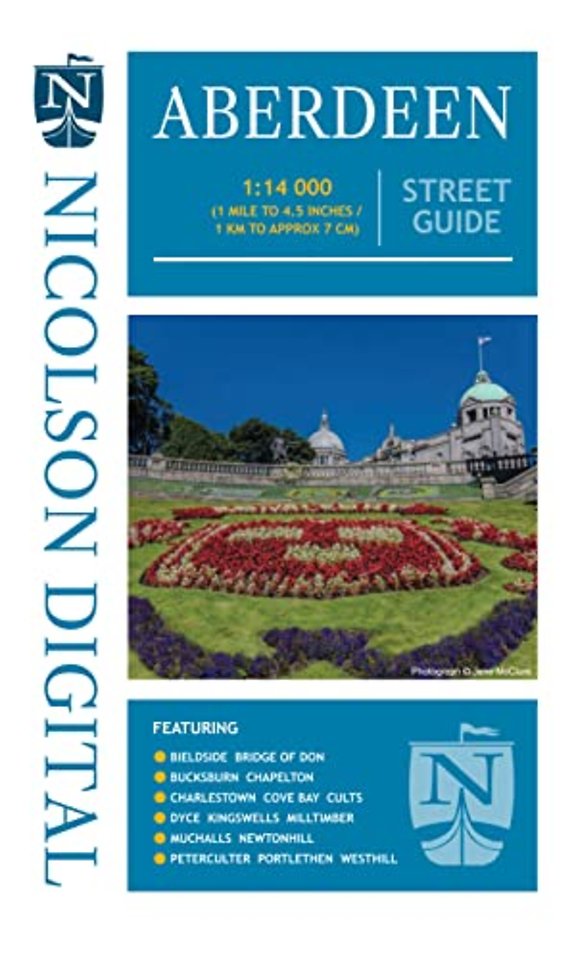 Nicolson Street Map Aberdeen (Card Cover)