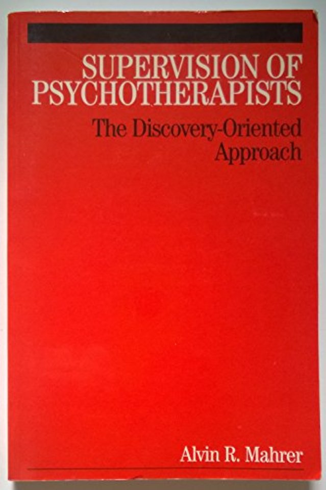 Supervision of Psychotherapists