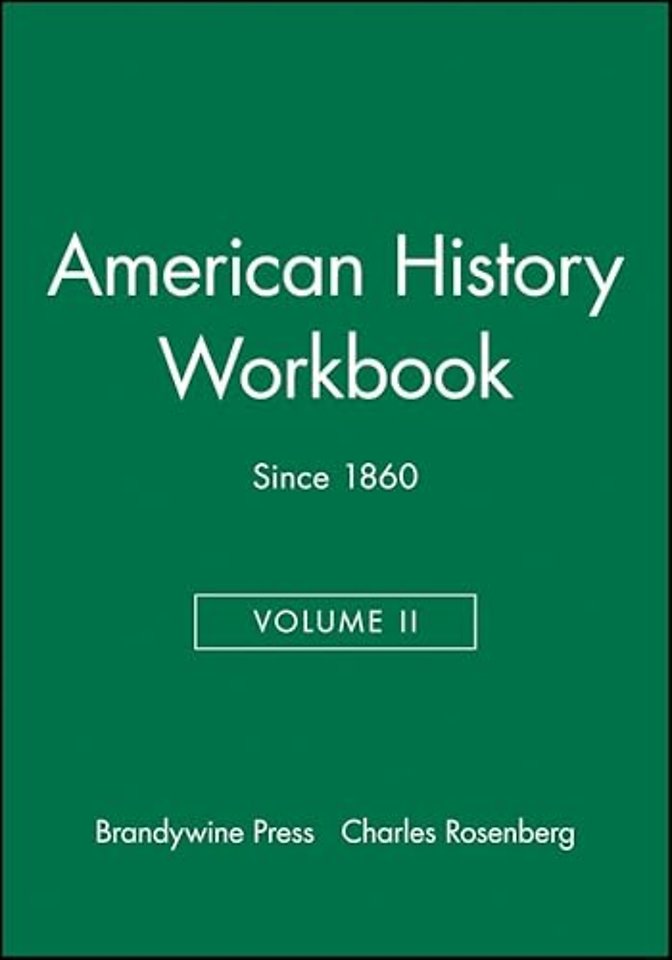 Brandywine American History Workbook, Volume II: Since 1860